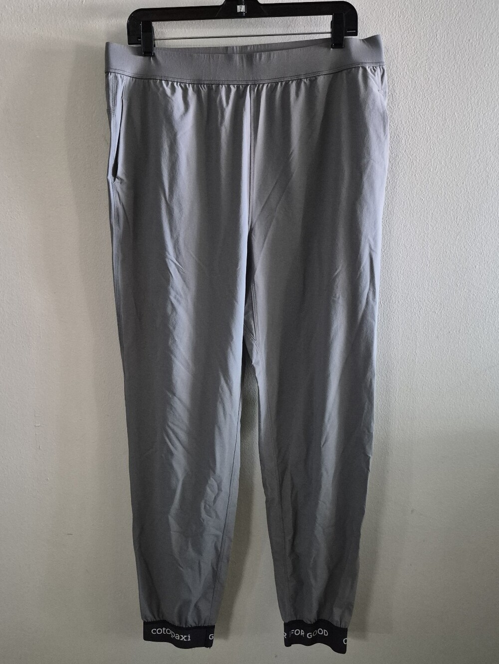L) Cotopaxi "ARA" Gear For Good Gray/Navy Blue Full Length Pull On Jogger Pants
